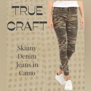 Women’s “True Craft” Mid-rise Camo Skinny Jeans